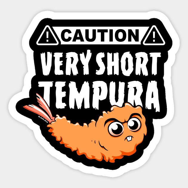 Short Tempura Sticker by wloem